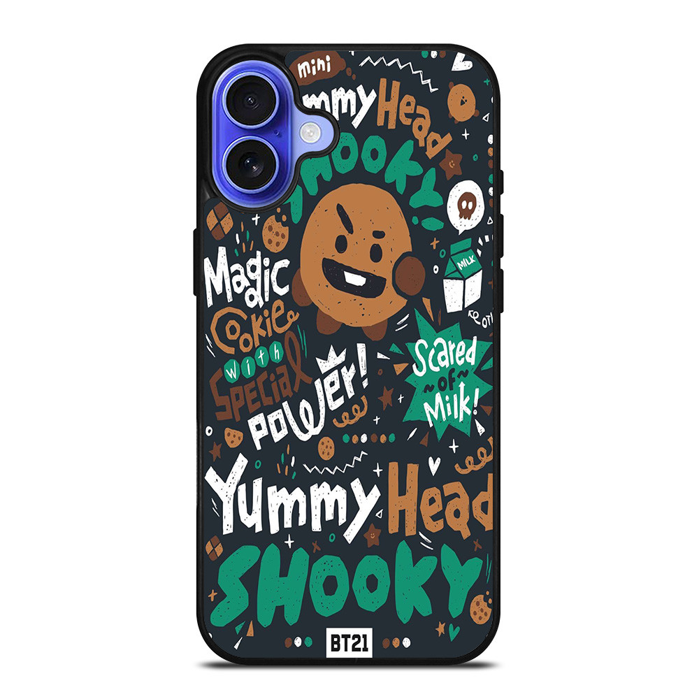 YUMMY HEAD SHOOKY BTS 21 iPhone 16 Case Cover